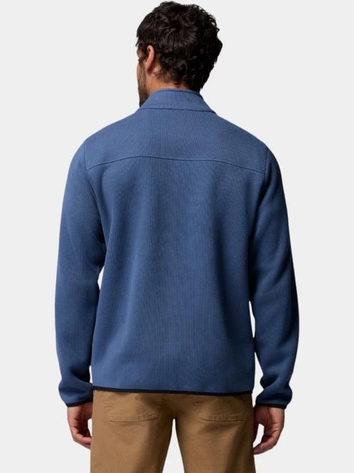 pulover polar pt. barbati Columbia Sweater Weather Full Zip albastru inchis 4