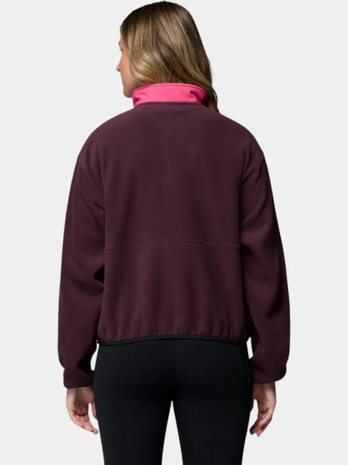 pulover polar pt. femei Columbia Sequoia Grove II Full Zip bordo 4