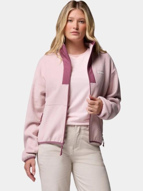 pulover polar pt. femei Columbia Sequoia Grove II Full Zip roz 6