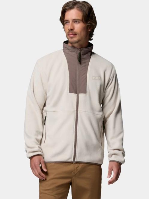pulover polar pt. barbati Columbia Sequoia Grove II FZ Fleece nisip 2