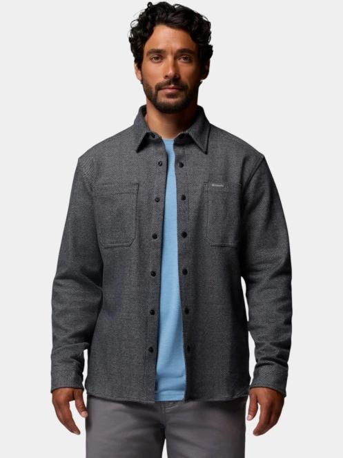 camasa cu maneci lungi pt. barbati Columbia Twill River Long Sleeve Knit Shirt negru 6