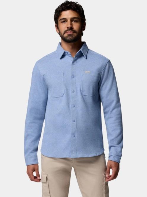 camasa cu maneci lungi pt. barbati Columbia Twill River Long Sleeve Knit Shirt albastru 2