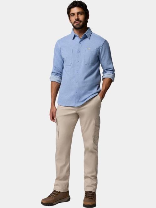 camasa cu maneci lungi pt. barbati Columbia Twill River Long Sleeve Knit Shirt albastru 5