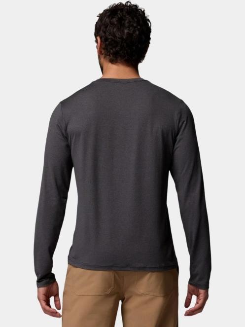 tricou cu maneci lungi pt. barbati Columbia Parsons Point Long Sleeve Graphic Tee negru 4