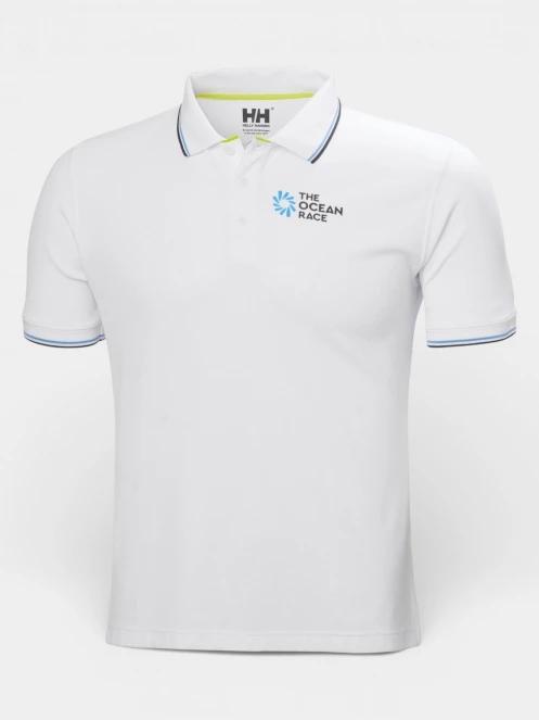tricou cu guler pt. barbati Helly Hansen The Ocean Race Polo 2.0 alb 2