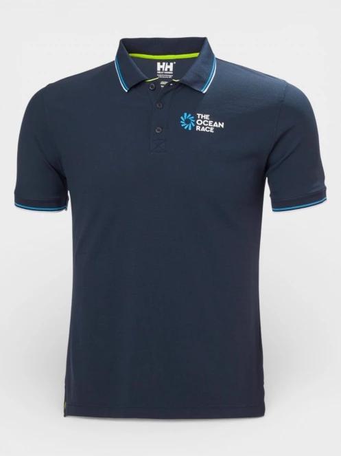 tricou cu guler pt. barbati Helly Hansen The Ocean Race Polo 2.0 albastru inchis 2