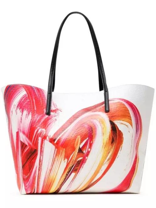 geanta pt. femei Desigual Bols Unbreakable Sicilia Reversible alb 3