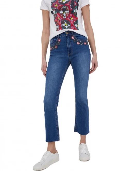 blugi pt. femei Desigual Denim Jerry albastru 2