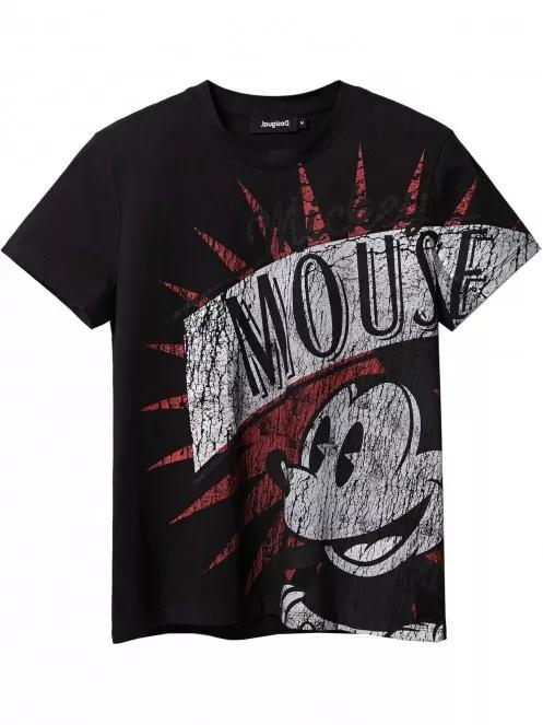 tricou cu maneci scurte pt. femei Desigual Ts Mickey Boom negru 2