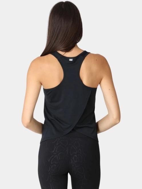 tricou de sport fara maneci pt. femei Rukka Rukka Meriniitty negru 4
