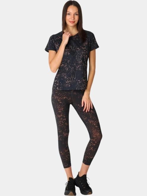 tricou pentru sport, cu maneci scurte pt. femei Rukka Rukka Muuko Print negru 5