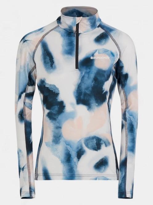 top lenjerie de corp pt. femei Fundango Yade II Baselayer Top albastru 8