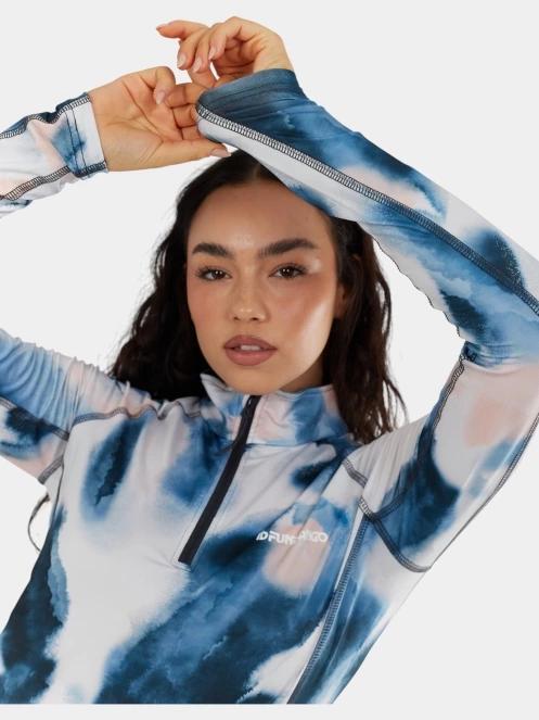 top lenjerie de corp pt. femei Fundango Yade II Baselayer Top albastru 7