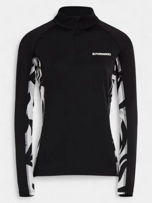 top lenjerie de corp pt. femei Fundango Yade II Baselayer Top negru 8