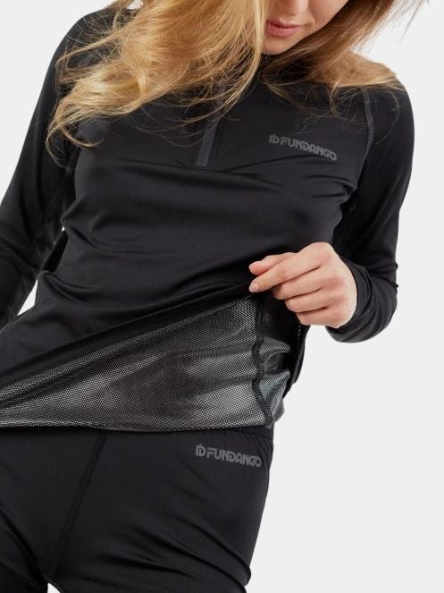 top lenjerie de corp pt. femei Fundango Yade Thermo II Baselayer Top negru 6