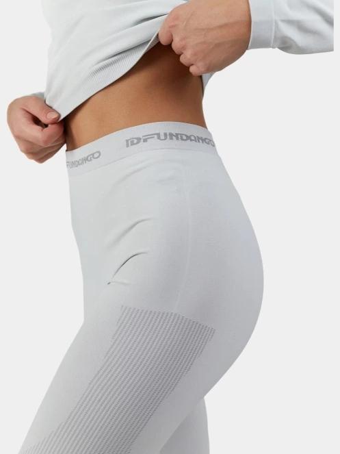 set de lenjerie de corp pt. femei Fundango Seamless Baselayer Set nisip 7