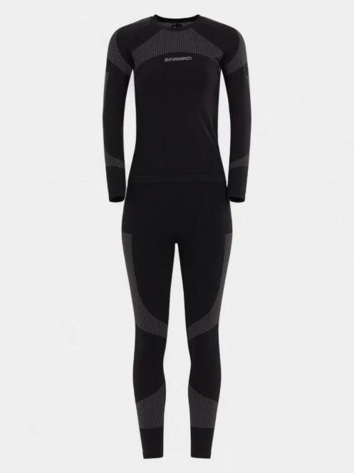 set de lenjerie de corp pt. femei Fundango Seamless Baselayer Set negru 9