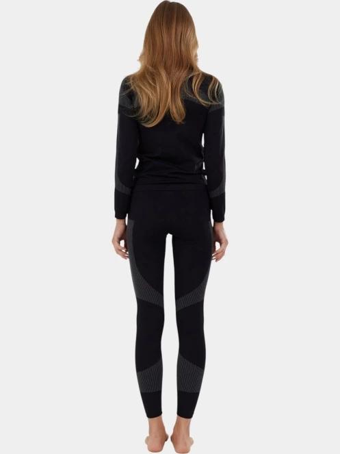 set de lenjerie de corp pt. femei Fundango Seamless Baselayer Set negru 3