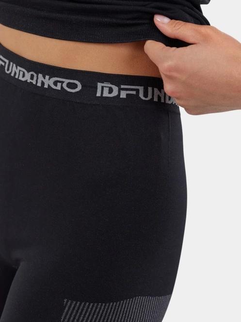 set de lenjerie de corp pt. femei Fundango Seamless Baselayer Set negru 8