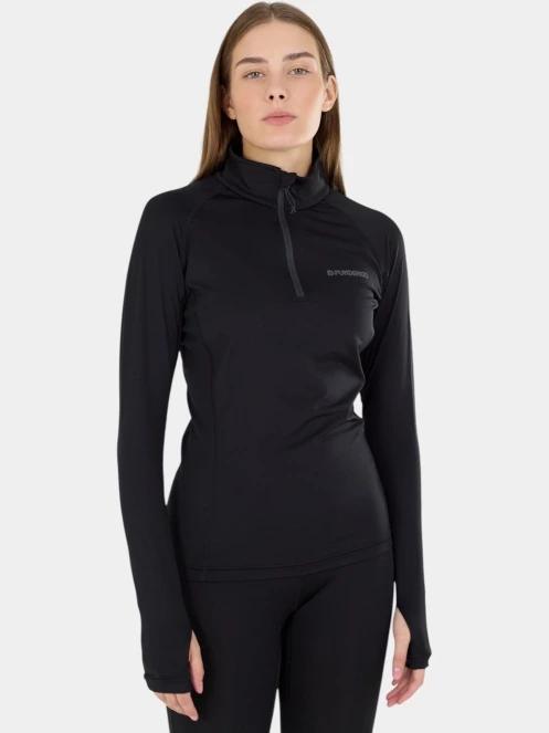 top lenjerie de corp pt. femei Fundango Yade Thermo III Baselayar Top negru 2
