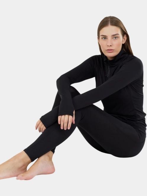top lenjerie de corp pt. femei Fundango Yade Thermo III Baselayar Top negru 5