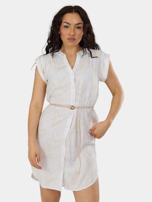 rochie camasa pt. femei Fundango Mona Dress nisip 2