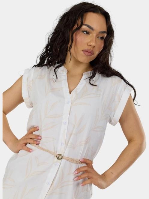 rochie camasa pt. femei Fundango Mona Dress nisip 5