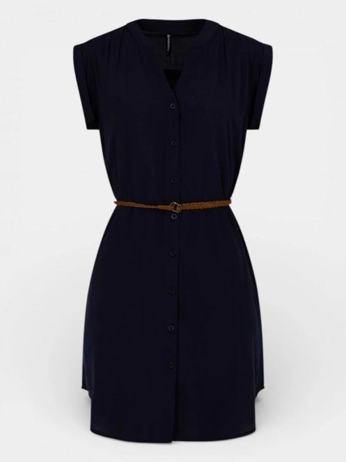 rochie camasa pt. femei Fundango Mona Dress albastru inchis 8