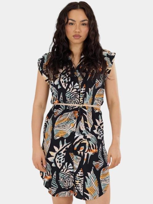 rochie camasa pt. femei Fundango Mona Dress negru 5