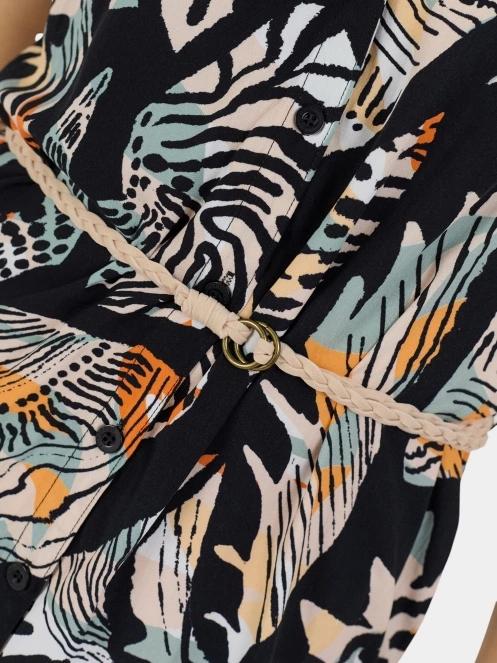 rochie camasa pt. femei Fundango Mona Dress negru 7