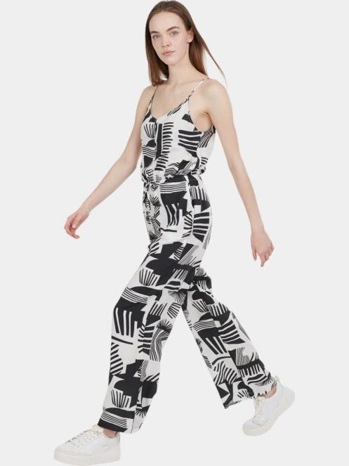 salopete pt. femei Fundango Alisha Jumpsuit negru 5