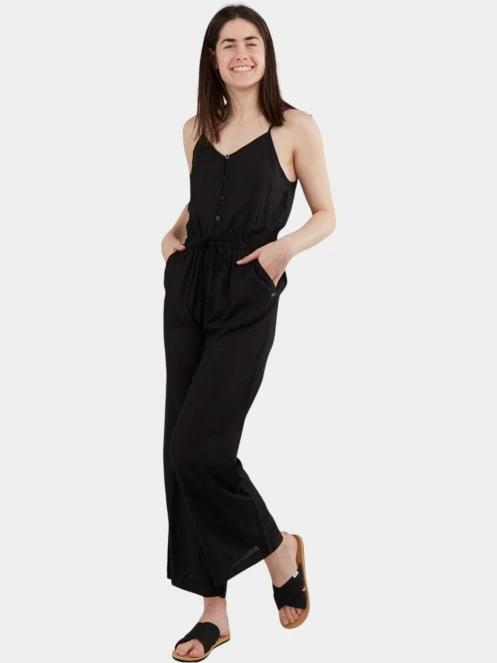 salopete pt. femei Fundango Alisha Jumpsuit negru 5