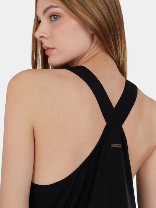 rochie lunga pt. femei Fundango Penelope Dress negru 7