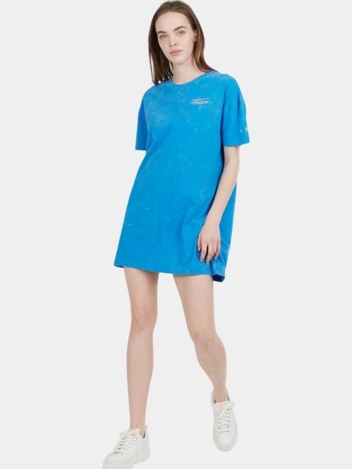 rochie tricou pt. femei Fundango Swell Tee Dress albastru 4