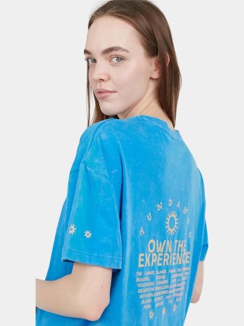 rochie tricou pt. femei Fundango Swell Tee Dress albastru 6