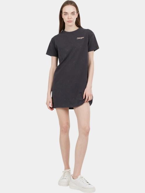 rochie tricou pt. femei Fundango Swell Tee Dress negru 4