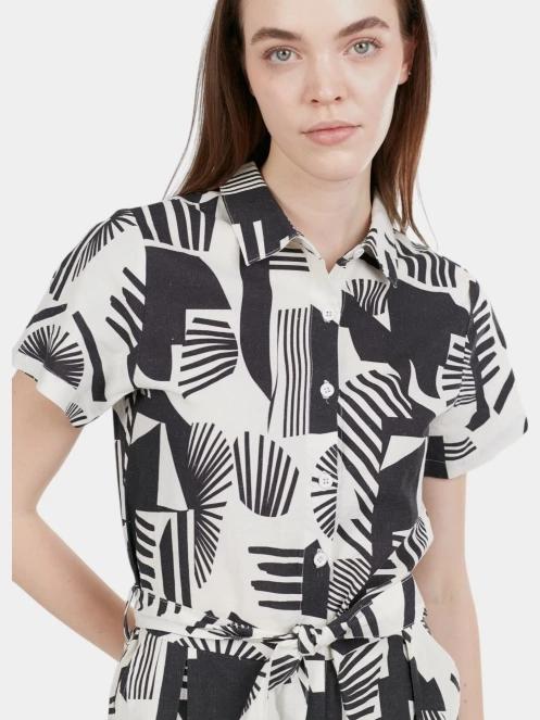 salopete pt. femei Fundango Senna Romper negru 6