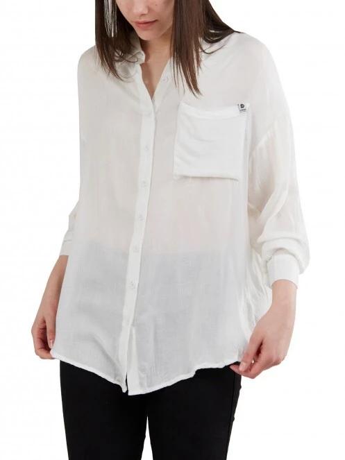 bluza pt. femei Fundango Dynea Shirt alb 4