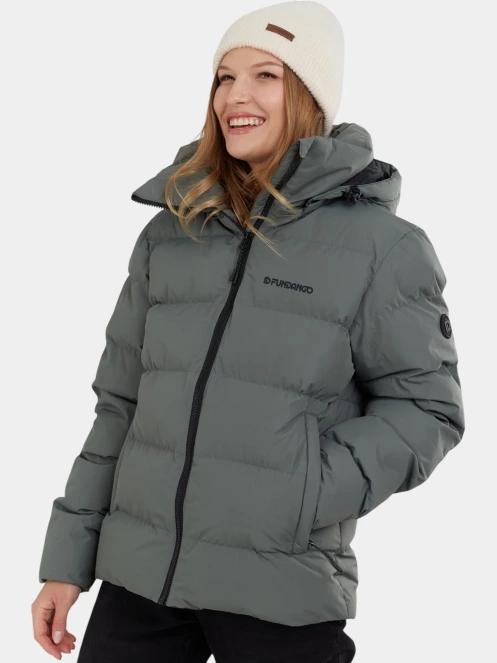 geaca matlasata de tranzitie pt. femei Fundango Amber Padded Jacket verde 5