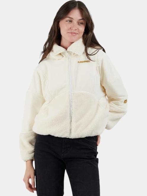 jacheta de primavara pt. femei Fundango Sansa Hybrid Jacket alb 2