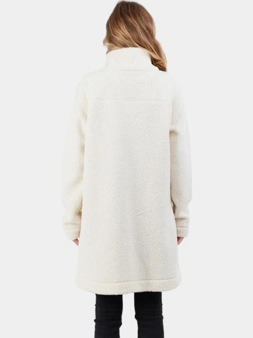 jacheta de primavara pt. femei Fundango Elle Fleece Jacket alb 3