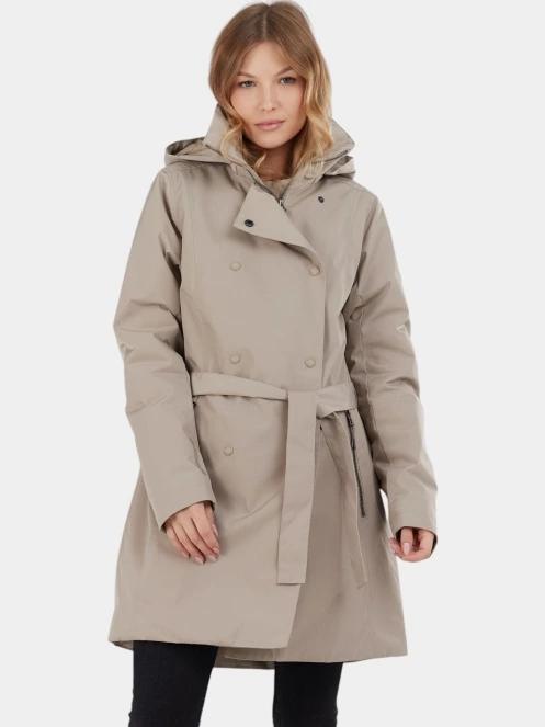 haine de ploaie pt. femei Fundango Charlotte Trenchcoat nisip 2