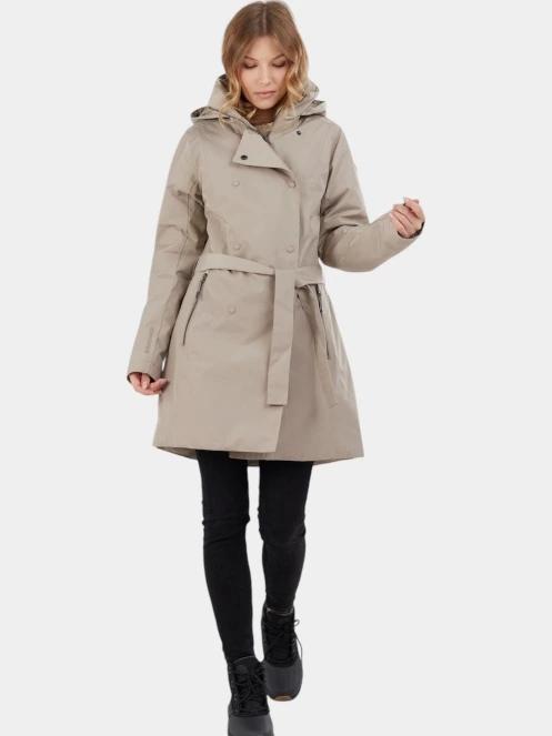 haine de ploaie pt. femei Fundango Charlotte Trenchcoat nisip 4