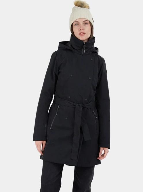 haine de ploaie pt. femei Fundango Charlotte Trenchcoat negru 2