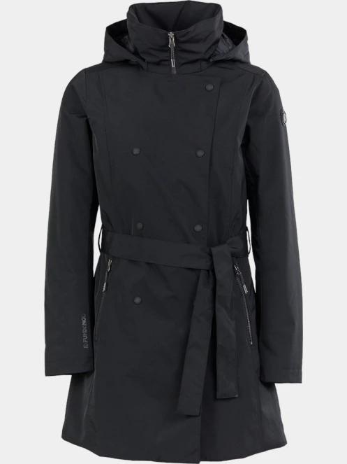 haine de ploaie pt. femei Fundango Charlotte Trenchcoat negru 9