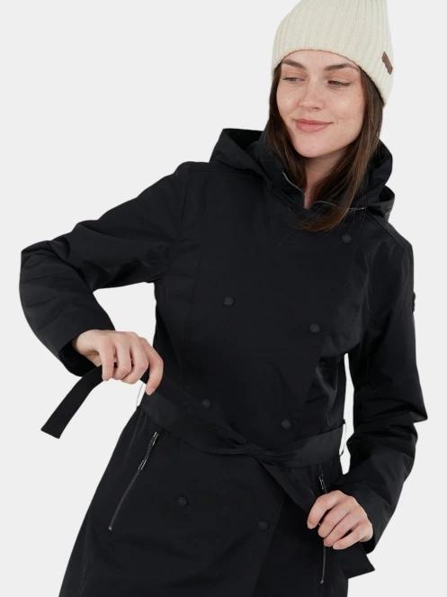 haine de ploaie pt. femei Fundango Charlotte Trenchcoat negru 6