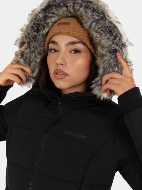 jacheta de iarna pt. femei Fundango Melody Padded Jacket negru 6