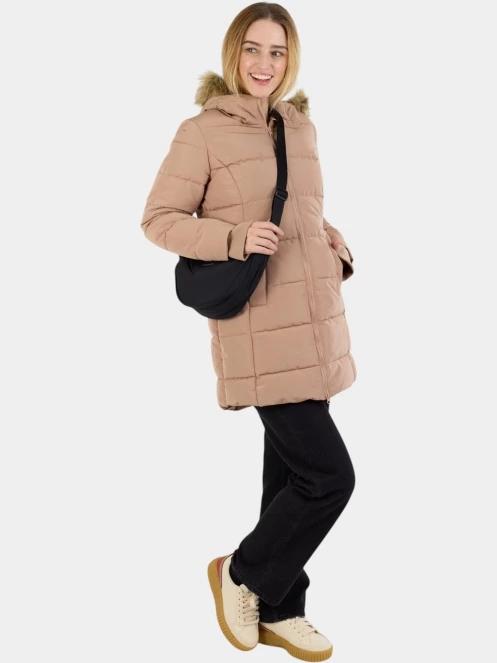 jacheta de iarna pt. femei Fundango Melody Padded Jacket maro 4