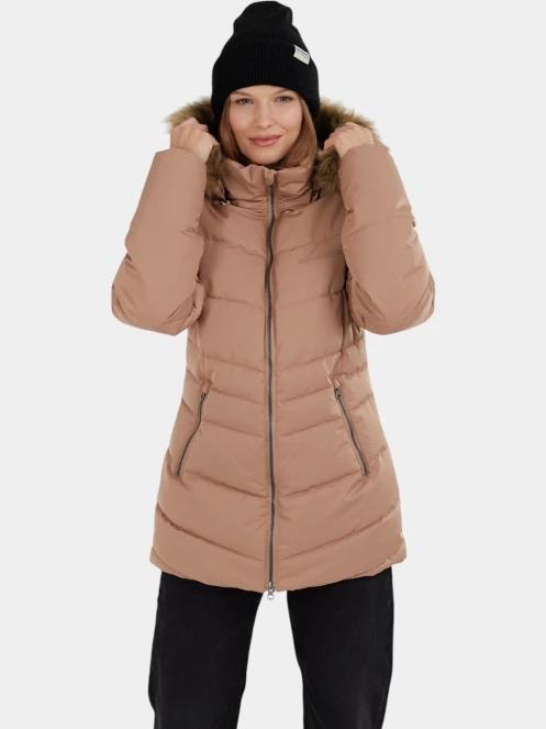 jacheta de iarna pt. femei Fundango Prue Padded Jacket maro 6