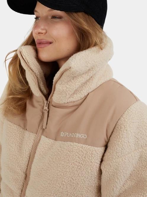 geaca matlasata de tranzitie pt. femei Fundango Nukka Padded Jacket nisip 6